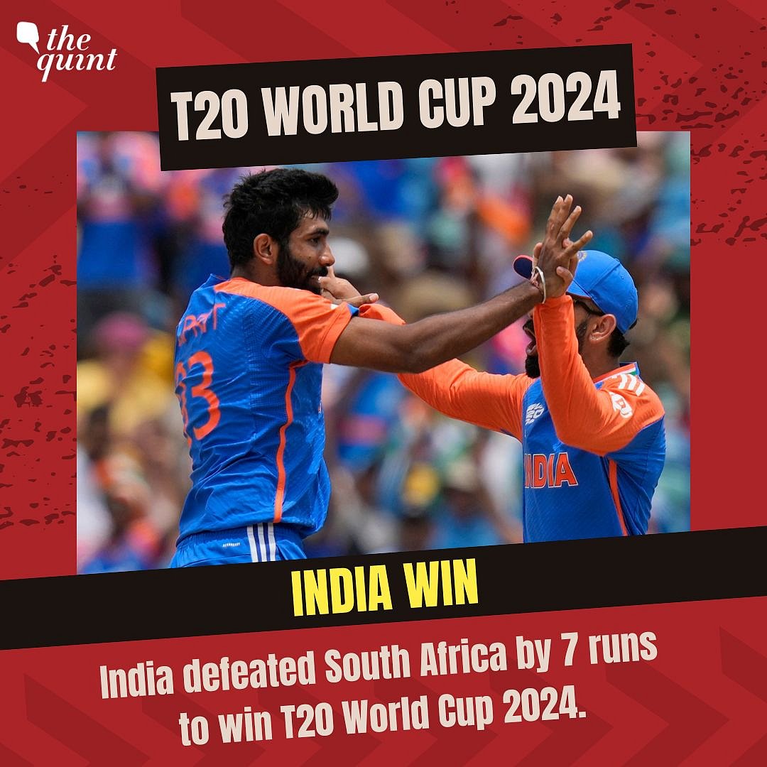 India vs South Africa Live Cricket Score, T20 World Cup 2024 Final
